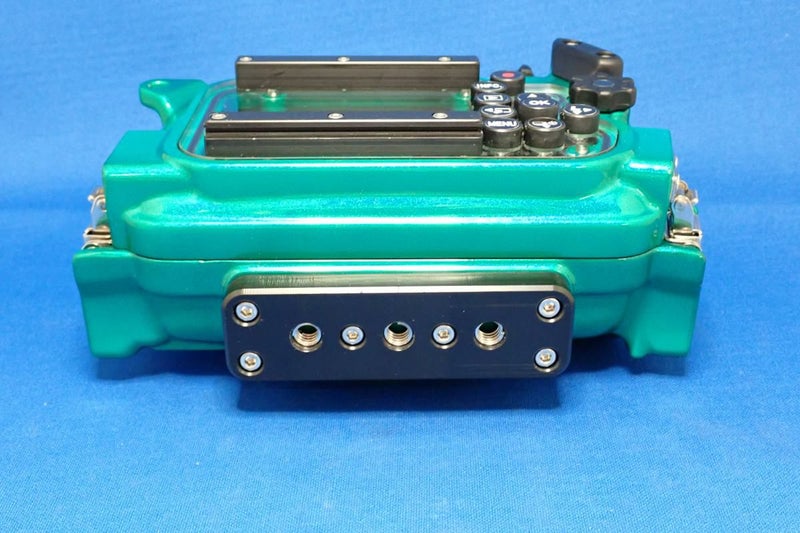 訳あり/中古Sランク【ウミウミ / UmiUmi 】水中ハウジング UU-TG6 Green for オリンパスTG-7 / TG-6-4