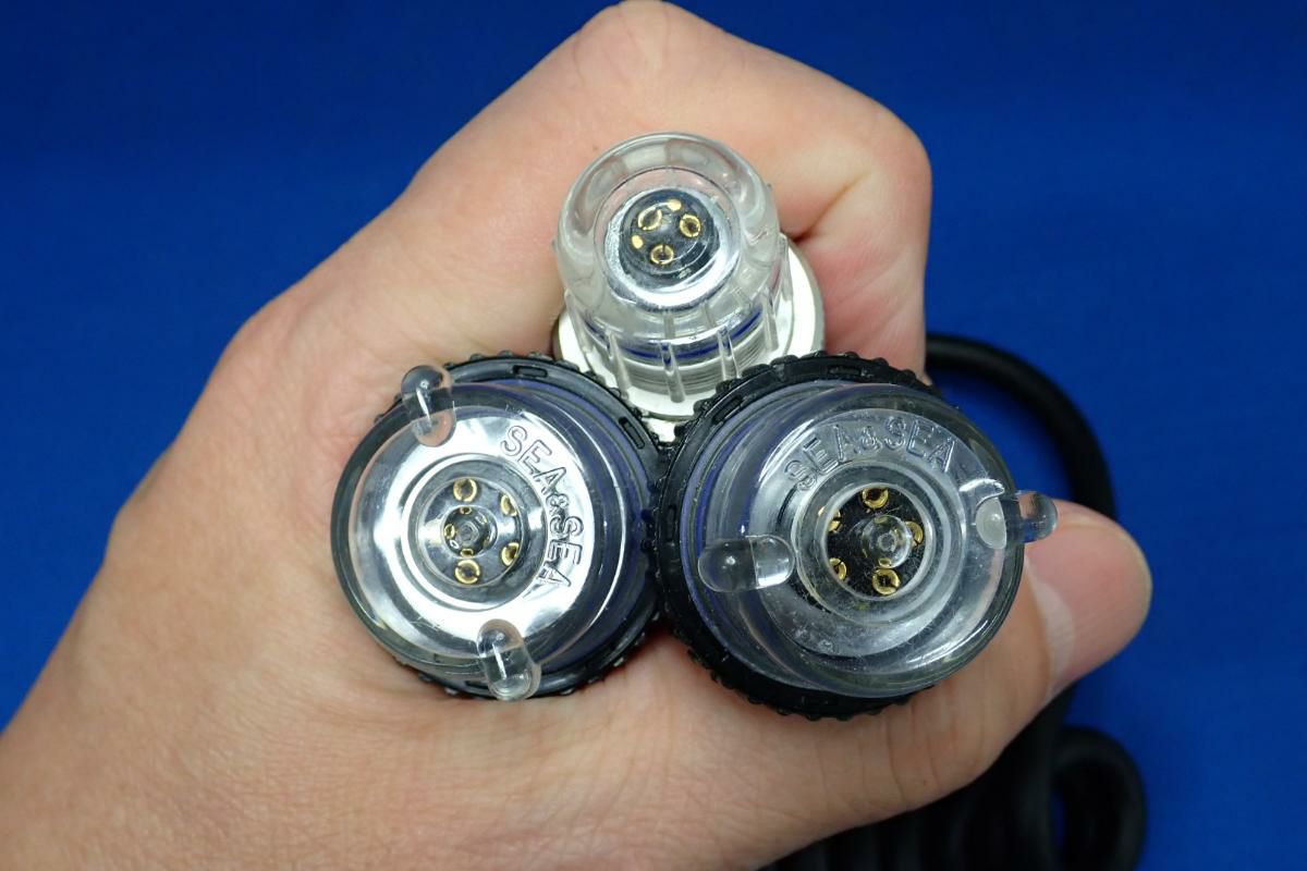 中古Aランク【シーアンドシー / SEA&SEA】デュアルシンクロコード/N #03470-3