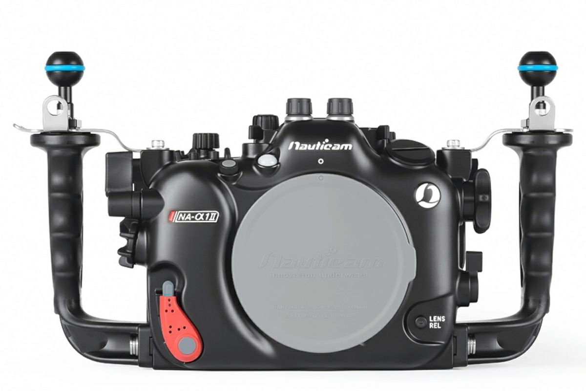 最新の水中ハウジングやアームなど水中撮影機材一式を取り扱う