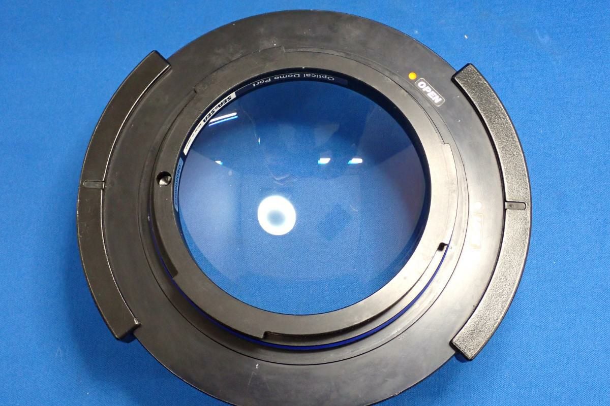 中古Bランク【シーアンドシー / SEA&SEA】170ガラスドームポート + ドームポートカバー-3