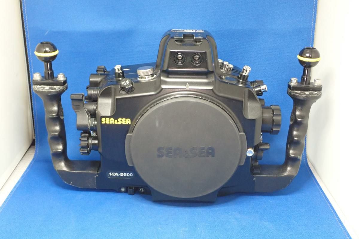 中古Aランク【シーアンドシー / SEA&SEA】水中ハウジング MDX-D500 + 光コンバーターN1-1