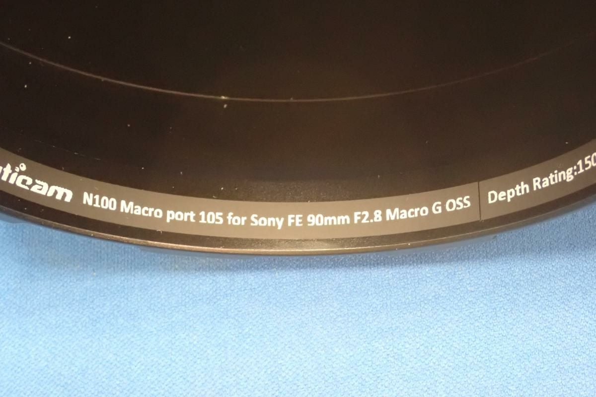 中古Aランク【ノーティカム / Nauticam】E105Aマクロポート #20776 + フォーカスギア NA SE90-F #20768-4