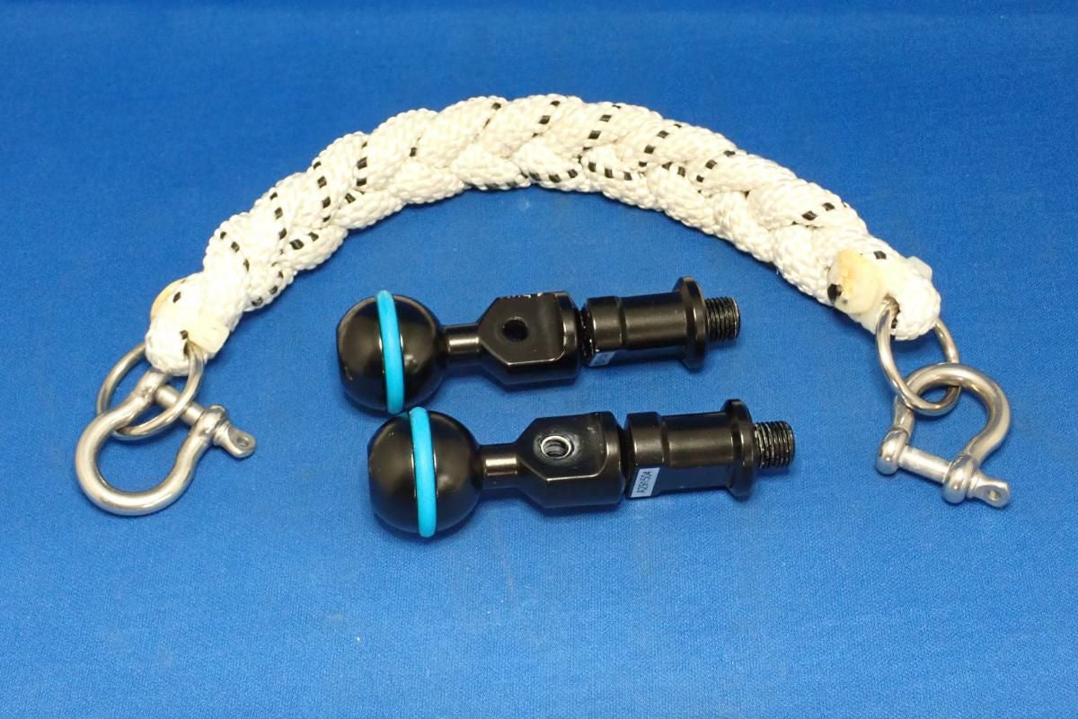 中古Aランク【ノーティカム / Nauticam】NA フッキングボールジョイントランヤードセットM10 20cm #20318-1