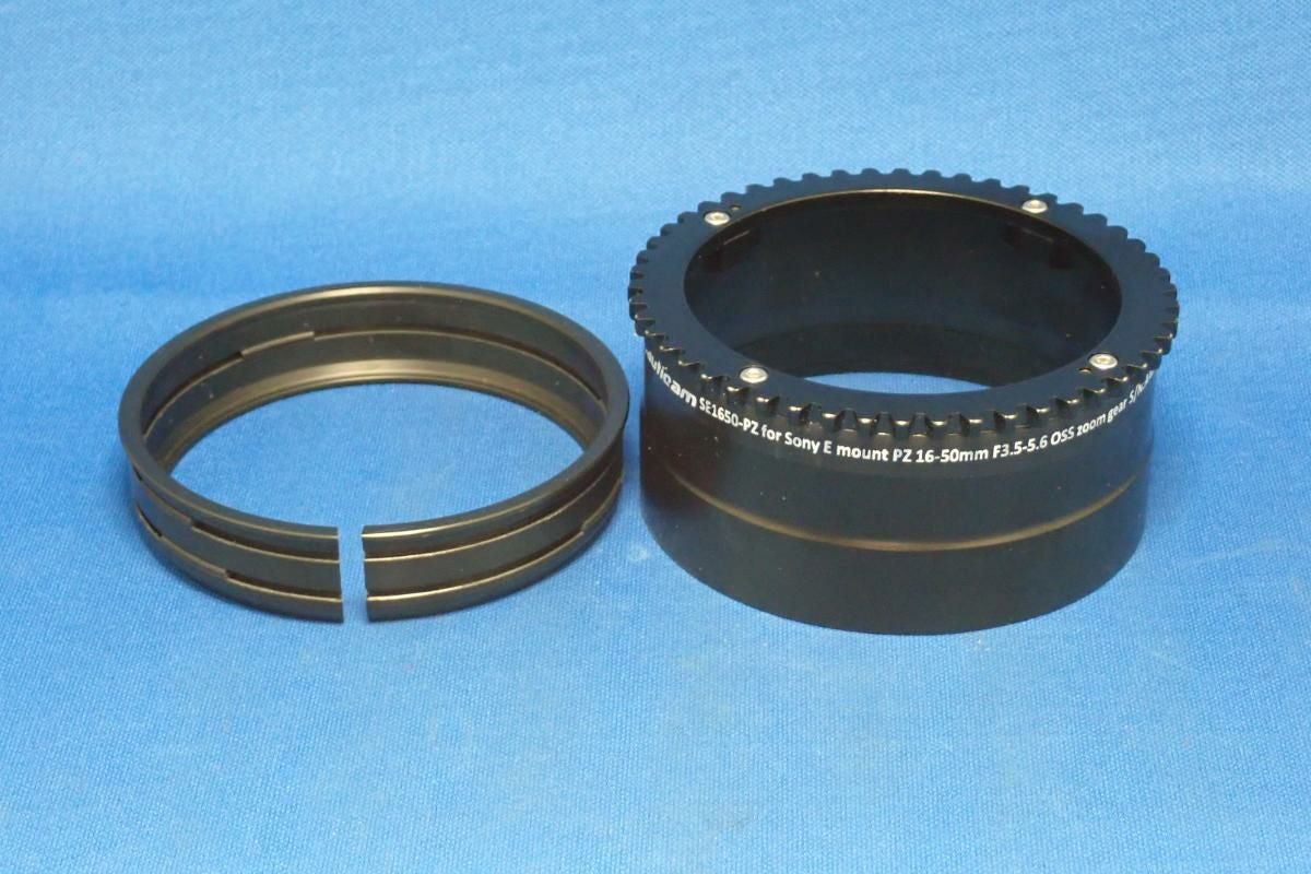 中古Aランク【ノーティカム / Nauticam】NA E40MFフラットポート #21184 + ズームギア NA SE1650-PZ #20538-2