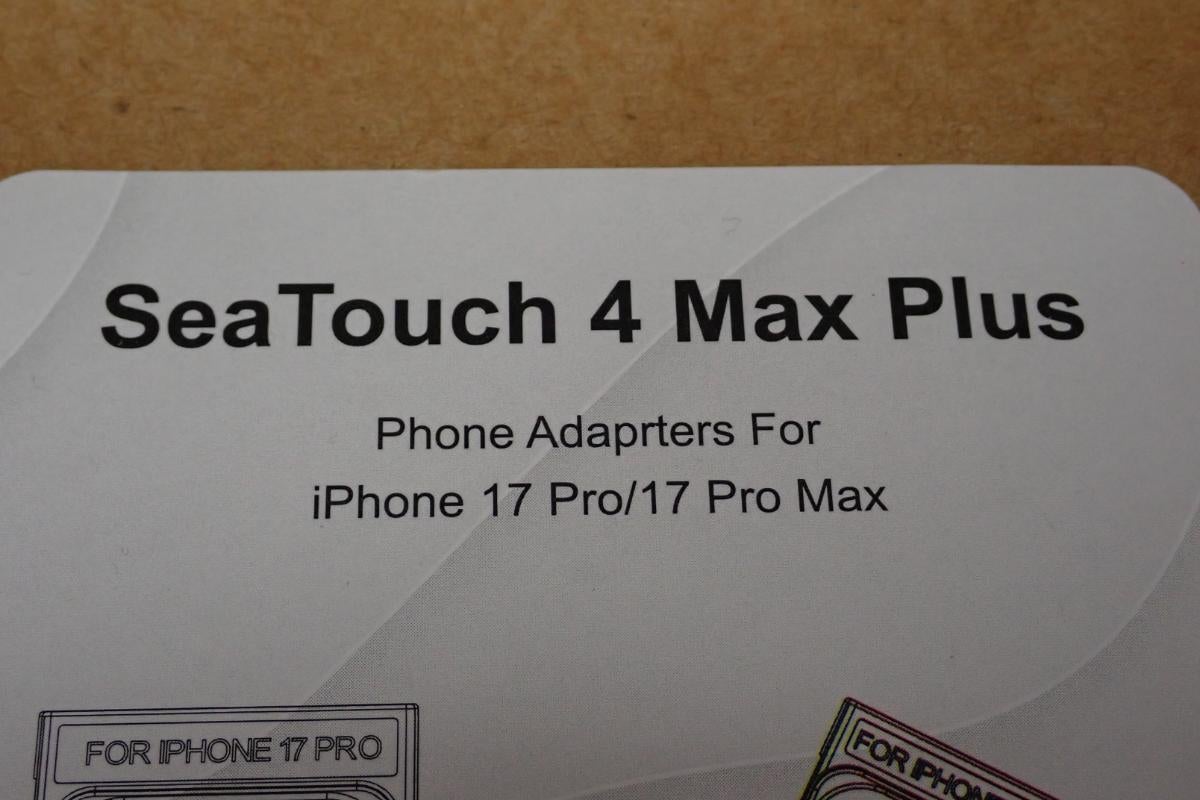 未使用品【ダイブフォルク / DIVEVOLK】SeaTouch4 Max Plus用アダプター for iPhone17Pro / 17Pro Max-4