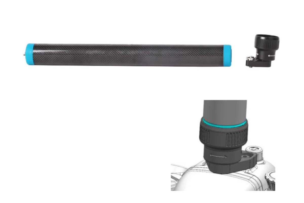 ノーティカム（Nauticam）NA カーボンフロートスティック350mm190 1/4インチ スイベルアダプター セット #21823-1
